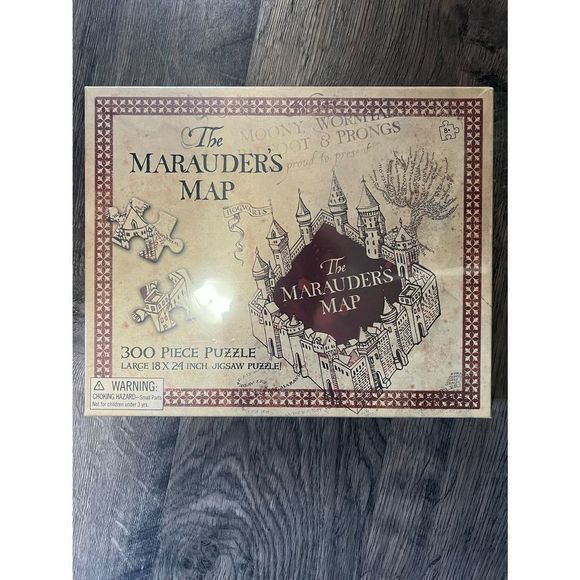 Harry Potter Marauders Map 300- Piece Jigsaw Puzzle‎ - Picture 1 of 5